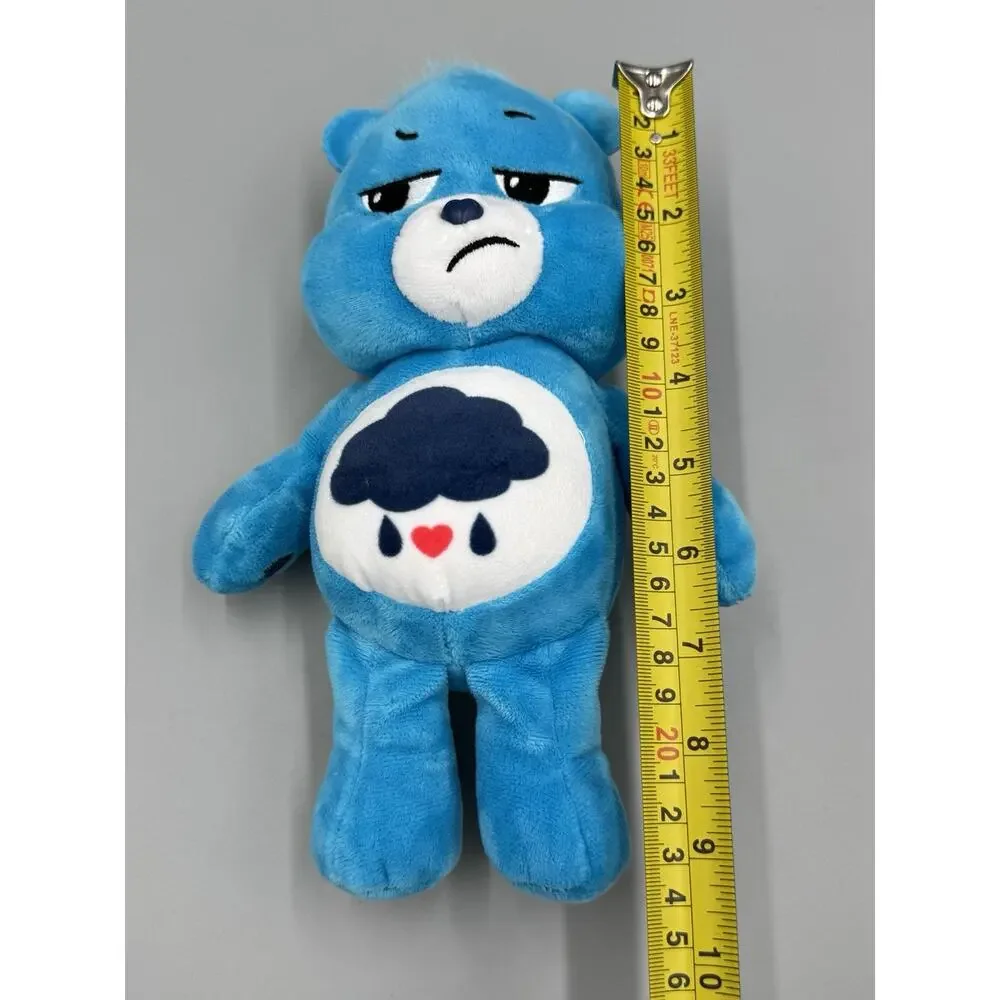 Care Bears Grumpy Bear Blue Plush Small 9” Stuffed Animal Basic Fun 2020